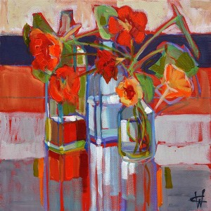 CHRISTINE WEBB Nasturtiums II