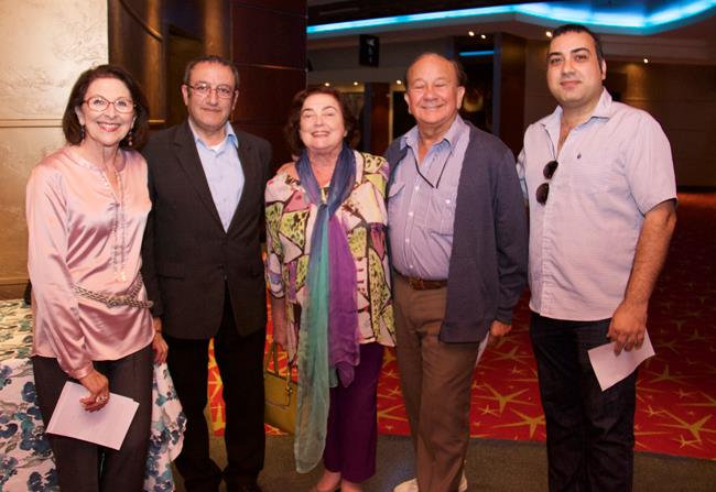 Dinah Danon OAM centre, with other members of the Sydney Sephardi and Mizrahi community