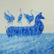 Blue Sailing Horse by Anna Glynn