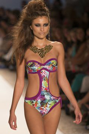 Dolores Cortes 2014 Runway at Mercedes-Benz Fashion Week Swim